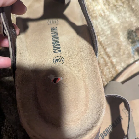 Cushionaire Mens Sandals Size 10 In Good Condition - Picture 3 of 5